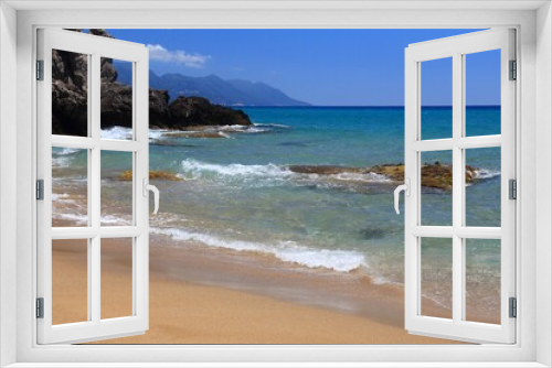 Fototapeta Naklejka Na Ścianę Okno 3D - Beautiful beach in Greece