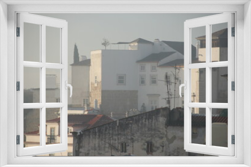 Fototapeta Naklejka Na Ścianę Okno 3D - Lissabon Hinterhof