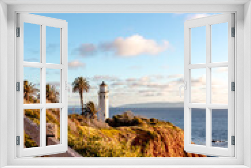 Fototapeta Naklejka Na Ścianę Okno 3D - Palos Verdes Lighthouse