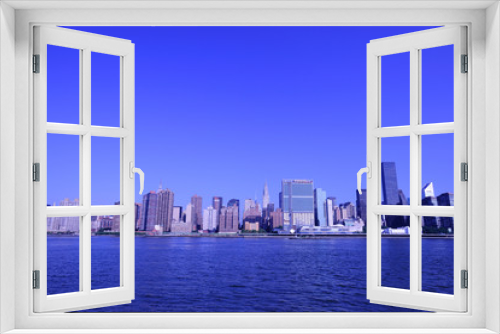 Fototapeta Naklejka Na Ścianę Okno 3D - New York　 Manhattan