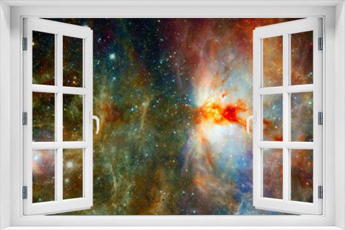 Fototapeta Naklejka Na Ścianę Okno 3D - Infinite space background. Elements of this image furnished by NASA