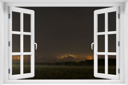 Fototapeta Naklejka Na Ścianę Okno 3D - burza 