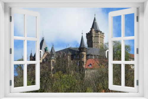 Fototapeta Naklejka Na Ścianę Okno 3D - Das Schloss in Wernigerde