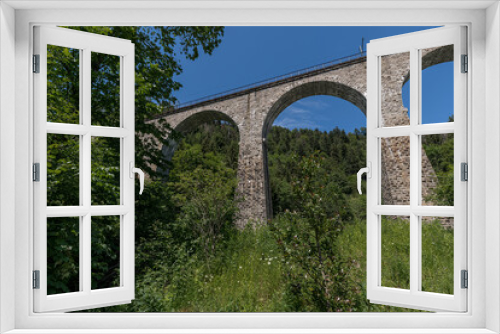 Fototapeta Naklejka Na Ścianę Okno 3D - Ravenna gorge viaduct railway bridge in Breitnau, Germany