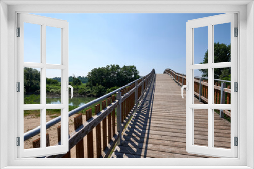 Fototapeta Naklejka Na Ścianę Okno 3D - ponte sull'oglio