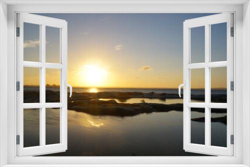Fototapeta Naklejka Na Ścianę Okno 3D - Sunset in Botany Bay beach, Sydney