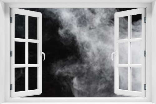 Fototapeta Naklejka Na Ścianę Okno 3D - smoke on black background