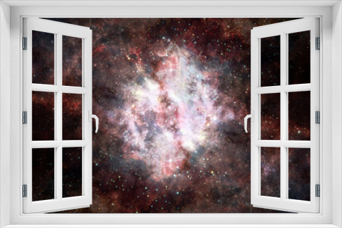 Fototapeta Naklejka Na Ścianę Okno 3D - Star birth in the extreme. Elements of this image furnished by NASA