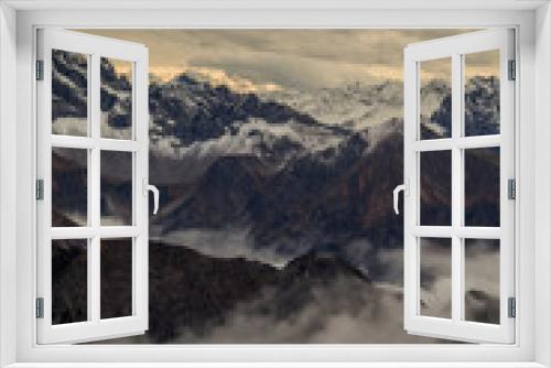 Fototapeta Naklejka Na Ścianę Okno 3D - Das Nebelhorn im Allgäu im Herbst