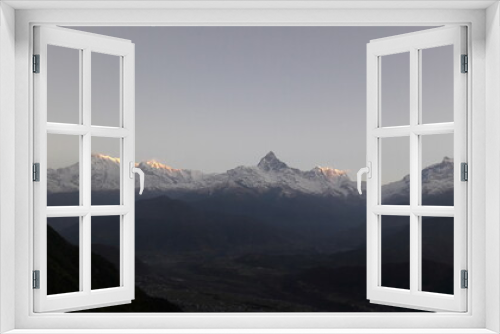 Fototapeta Naklejka Na Ścianę Okno 3D - Annapurna Sunrise, Nepal