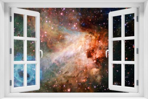 Fototapeta Naklejka Na Ścianę Okno 3D - Deep space nebula with stars. Elements of this image furnished by NASA