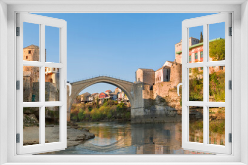 Fototapeta Naklejka Na Ścianę Okno 3D - Historical Mostar Bridge in Bosnia and Herzegovina