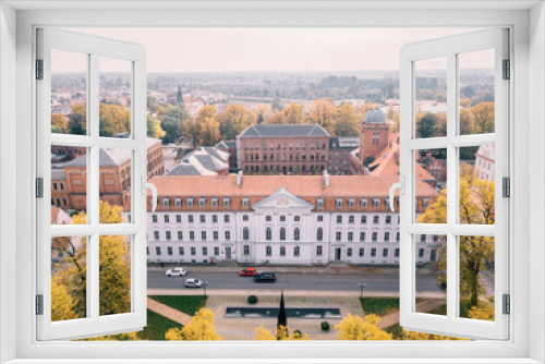 Fototapeta Naklejka Na Ścianę Okno 3D - Luftbild der Universität Greifswald