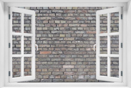 Fototapeta Naklejka Na Ścianę Okno 3D - Backsteinwand