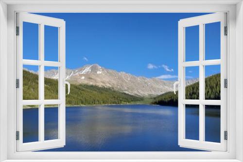 Fototapeta Naklejka Na Ścianę Okno 3D - Reservoir in the Mountains