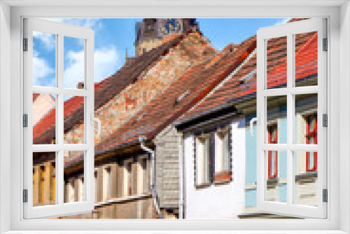Fototapeta Naklejka Na Ścianę Okno 3D - Brandenburg an der Havel, Altstadtszene