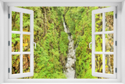Fototapeta Naklejka Na Ścianę Okno 3D - Corrieshalloch Gorge with Falls of Measach in the Scottish Highlands.