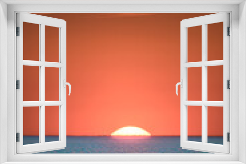 Fototapeta Naklejka Na Ścianę Okno 3D - Zachód w swej okazałości