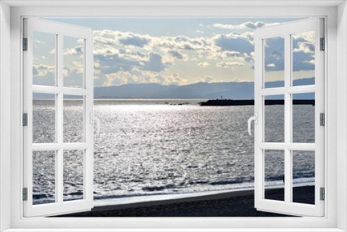 Fototapeta Naklejka Na Ścianę Okno 3D - 湘南茅ヶ崎海岸の景色