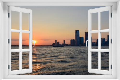Fototapeta Naklejka Na Ścianę Okno 3D - New Jersey, viewed from Battery Park, downtown NYC
