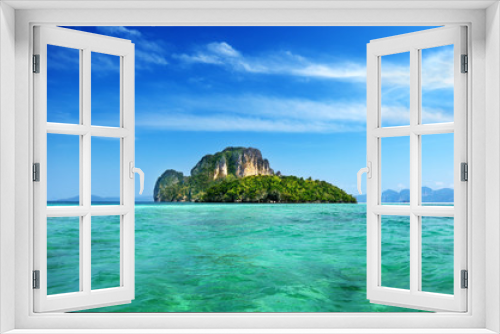 Fototapeta Naklejka Na Ścianę Okno 3D - Poda island in Krabi Thailand