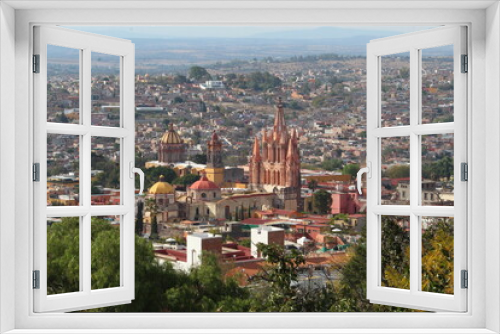 Fototapeta Naklejka Na Ścianę Okno 3D - panorama of San Miguel Allende
