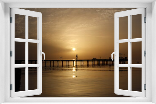 Fototapeta Naklejka Na Ścianę Okno 3D - Beautiful sunrise over the Red Sea. Egypt.