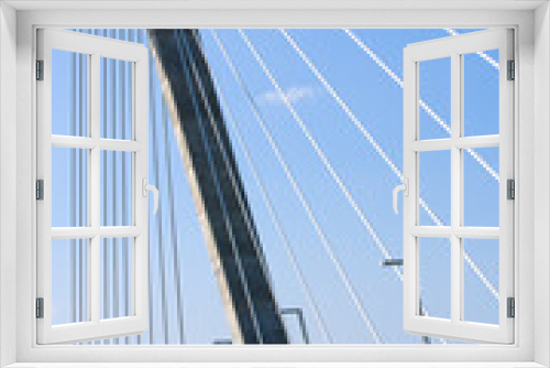 Fototapeta Naklejka Na Ścianę Okno 3D - The Megyeri bridge in Budapestz
