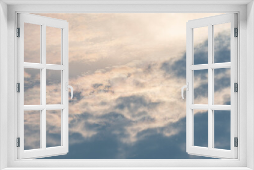 Fototapeta Naklejka Na Ścianę Okno 3D - 青空に浮かぶ雲