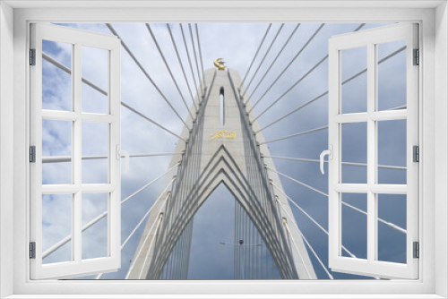 Fototapeta Naklejka Na Ścianę Okno 3D - new bridge in brunei darussalam