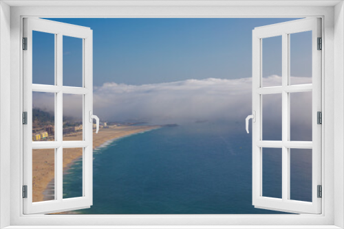 Fototapeta Naklejka Na Ścianę Okno 3D - beautiful seaside resort of Nazare in Portugal