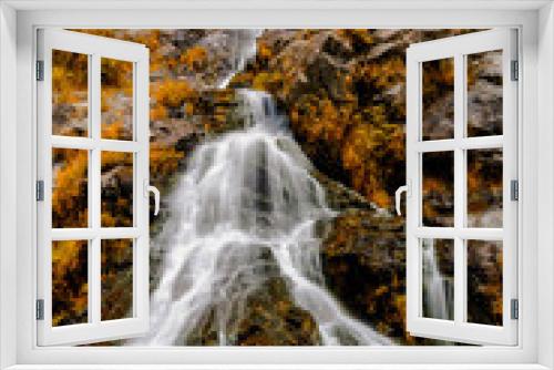 Fototapeta Naklejka Na Ścianę Okno 3D - view of the waterfalls in Todtnau in the Black Forest region of Germany in autumn