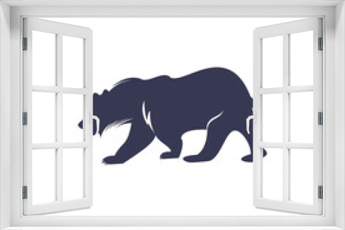 Fototapeta Naklejka Na Ścianę Okno 3D - Bear vector logo design. Bears vector template Concept design. 