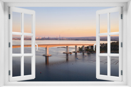 Fototapeta Naklejka Na Ścianę Okno 3D - The bridge 