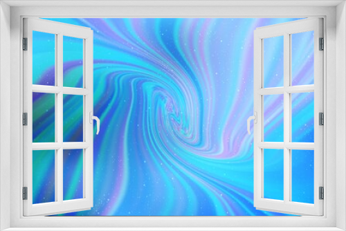 Fototapeta Naklejka Na Ścianę Okno 3D - Light BLUE vector layout with cosmic stars. Shining illustration with sky stars on abstract template. Pattern for astronomy websites.