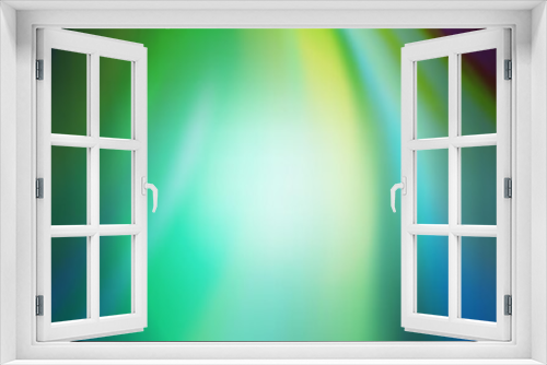 Fototapeta Naklejka Na Ścianę Okno 3D - Light Blue, Green vector blurred background. Colorful abstract illustration with gradient. Smart design for your work.