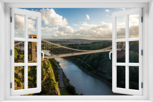Fototapeta Naklejka Na Ścianę Okno 3D - Clifton Suspension Bridge, Bristol, South west of England