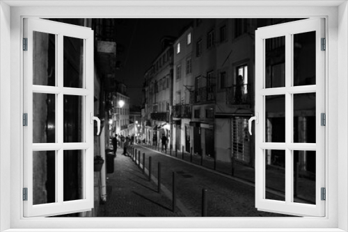 Fototapeta Naklejka Na Ścianę Okno 3D - Lisboa Lisbon by night