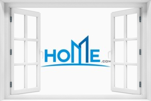 Home logo simple and clean design concept