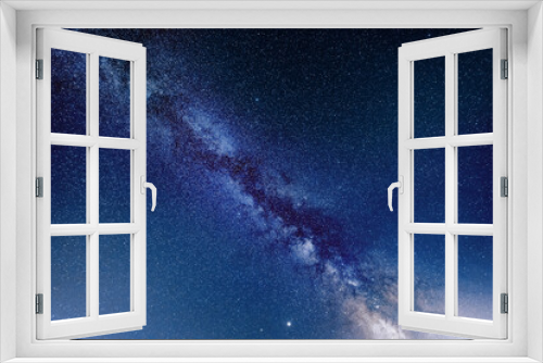 Fototapeta Naklejka Na Ścianę Okno 3D - Clear blue sky. Milky way. A sky full of stars. Night photography