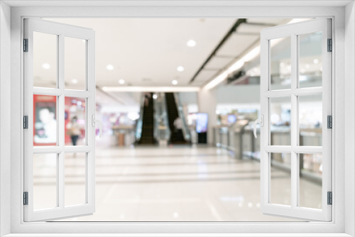 abstract blur shopping mall and retail store