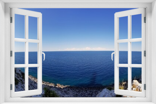 Fototapeta Naklejka Na Ścianę Okno 3D - Otranto - Panoramica dalla scogliera di Punta Palascia