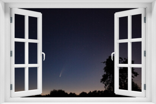 Fototapeta Naklejka Na Ścianę Okno 3D - comet 2020 NEOWISE