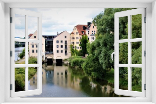 Fototapeta Naklejka Na Ścianę Okno 3D - Regensburg