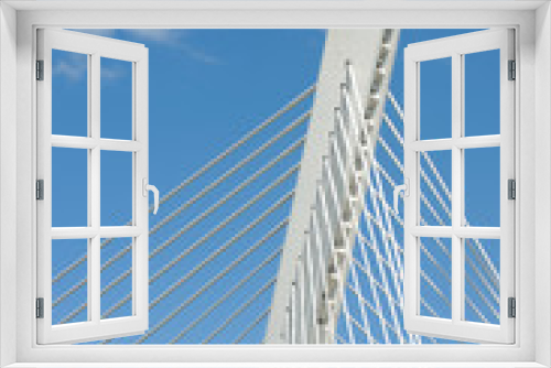 Fototapeta Naklejka Na Ścianę Okno 3D - Details of modern bridge