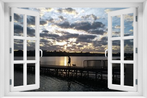 Fototapeta Naklejka Na Ścianę Okno 3D - paranoa lake brasilia