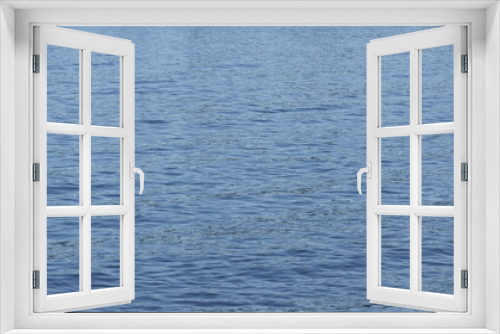 Fototapeta Naklejka Na Ścianę Okno 3D - View of horizon with calm blue sea