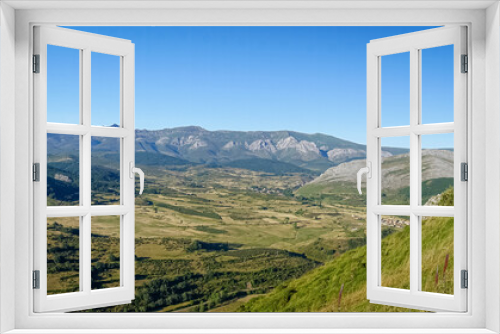 Fototapeta Naklejka Na Ścianę Okno 3D - Panoramic view from the Peña Tremaya. Palencia. Spain