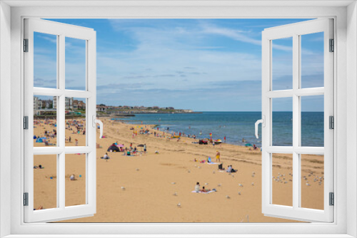 Fototapeta Naklejka Na Ścianę Okno 3D - Margate beach panorama, Kent, England