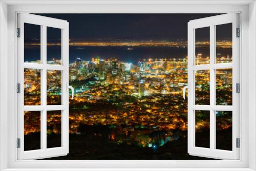 Fototapeta Naklejka Na Ścianę Okno 3D - Cape Town Skyline